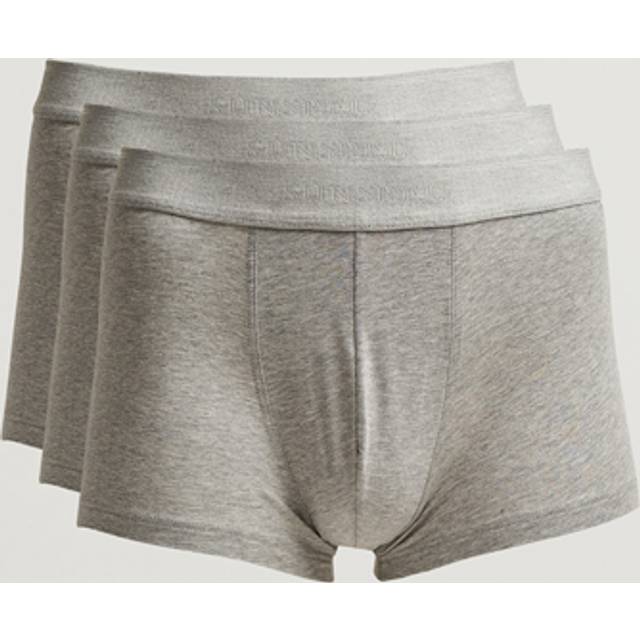 Sunspel Stretch-Cotton Trunks - Grey