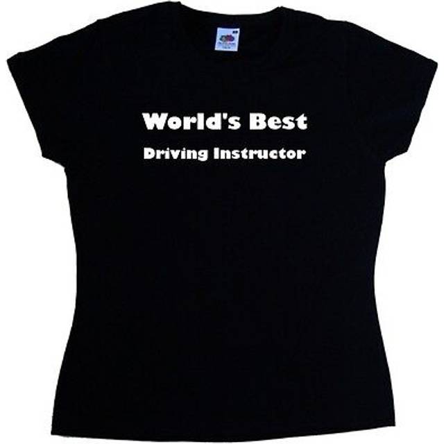 World's best driving instructor ladies t-shirt