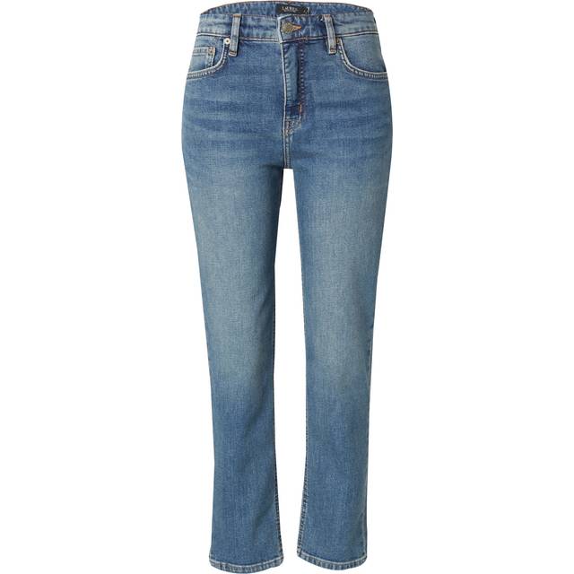 LAUREN RALPH LAUREN High-Rise Straight Ankle Jean |Blå |36