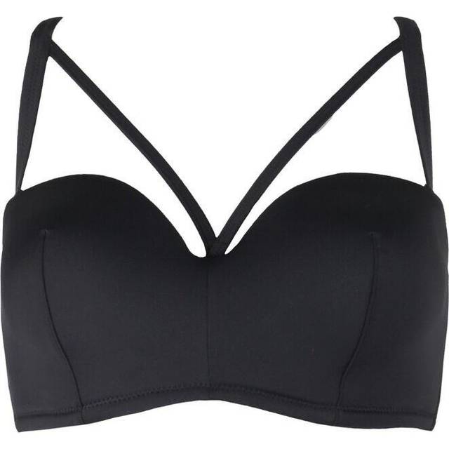 Pour Moi Space Strapless Padded Bikini Top - Black - 32C