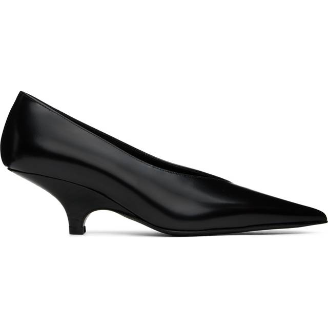 TOTEME Black 'The Wedge' Heels - 001 Black - IT 35