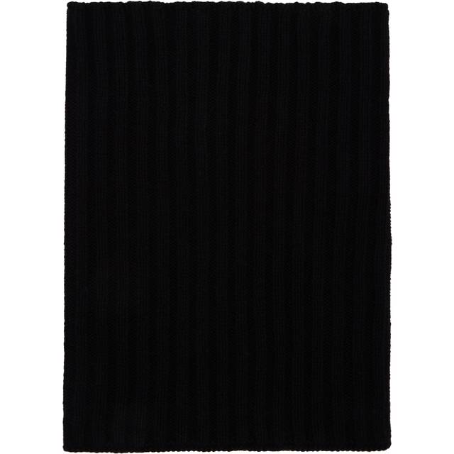 Rick Owens Black Porterville Tube Scarf - 09 BLACK - UNI