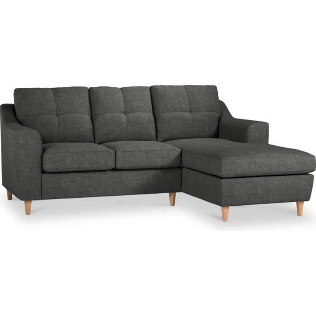 Justin 3 Seater Chaise Sofa | Traditional Tufted Couch | Roseland