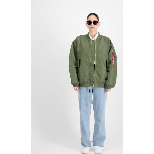Women's waterproof jacket Alpha Industries MA-1 Core - Vert - M/L