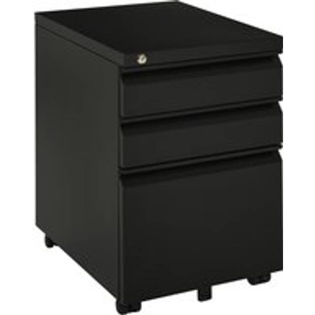 Vinsetto Mobile Vertical File Cabinet Lockable Metal Filling Cabinet w/ 3 Drawers Anti-tilt Design for Letter A4 Legal Size Fully Assembled Aosom UK