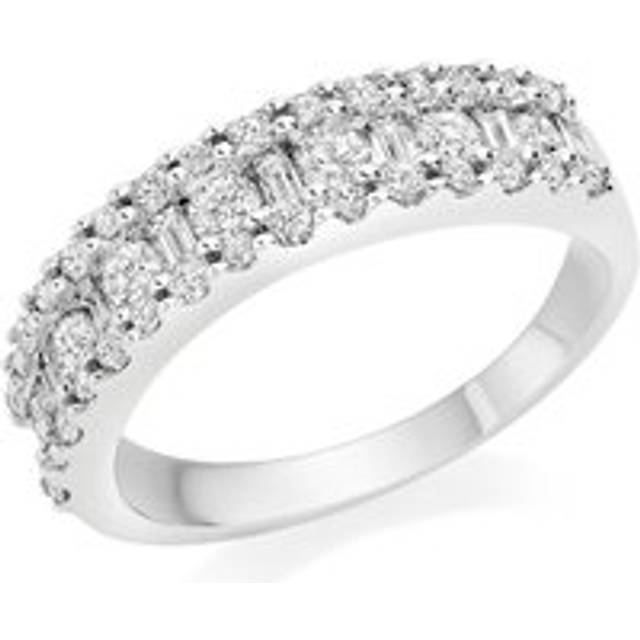 9ct White Gold Cubic Zirconia Eternity Ring