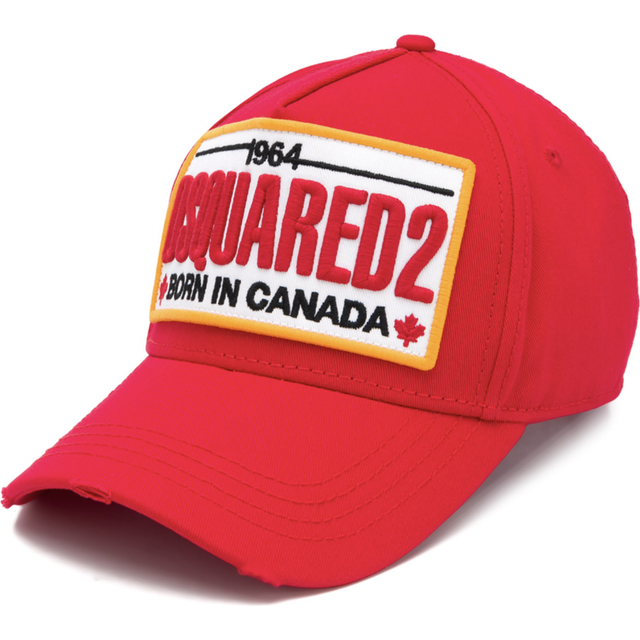 Dsquared2 BMC0354-05C00001 men's cap with adjustable strap TU red