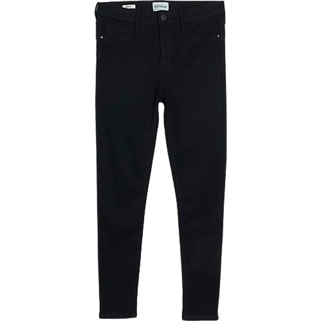 River Island – Svarta skinny jeans med medelhög midja-Svart/a
