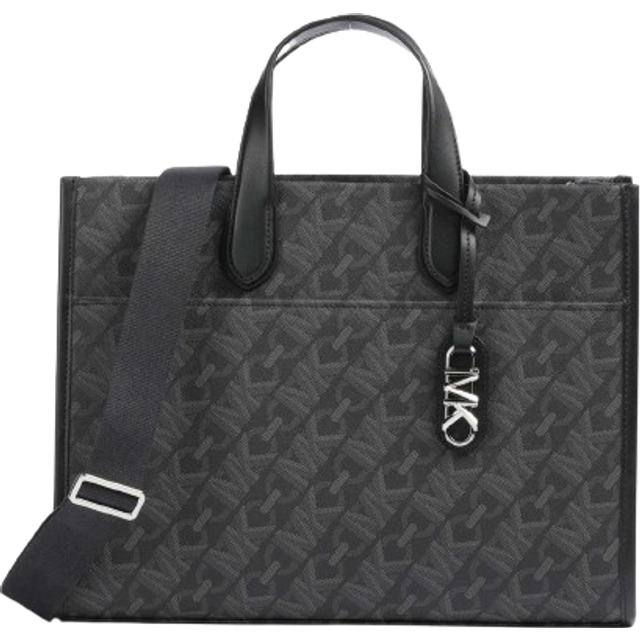 Michael Kors Large Gigi Logo Tote Bag - Black (Size W:39cm x H:30cm x D:11cm)