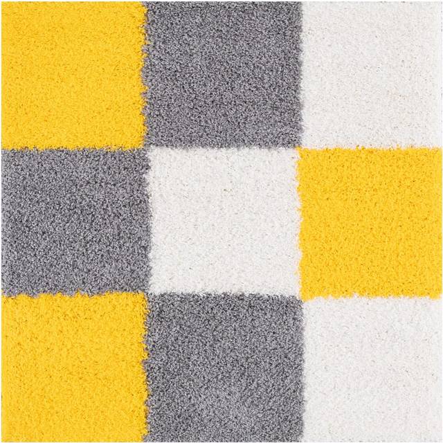 (120X120 cm Square Shape) Myshaggy Collection Rugs Geometric Design