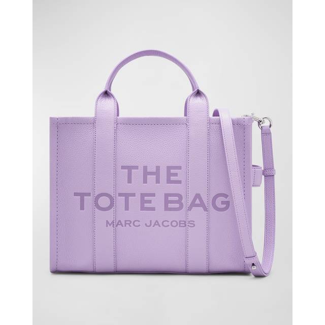 Marc Jacobs The Medium Leather Tote Bag - Purple