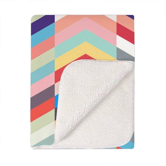 Humnoke Geometric Throw - Red (100cm W X 150cm L)