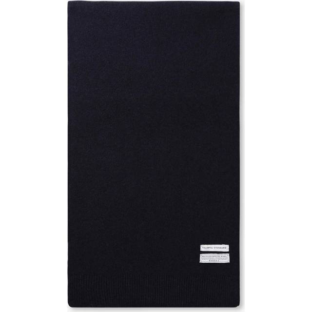 woolen scarf Colorful Standard Merino navy blue - Bleu - One size