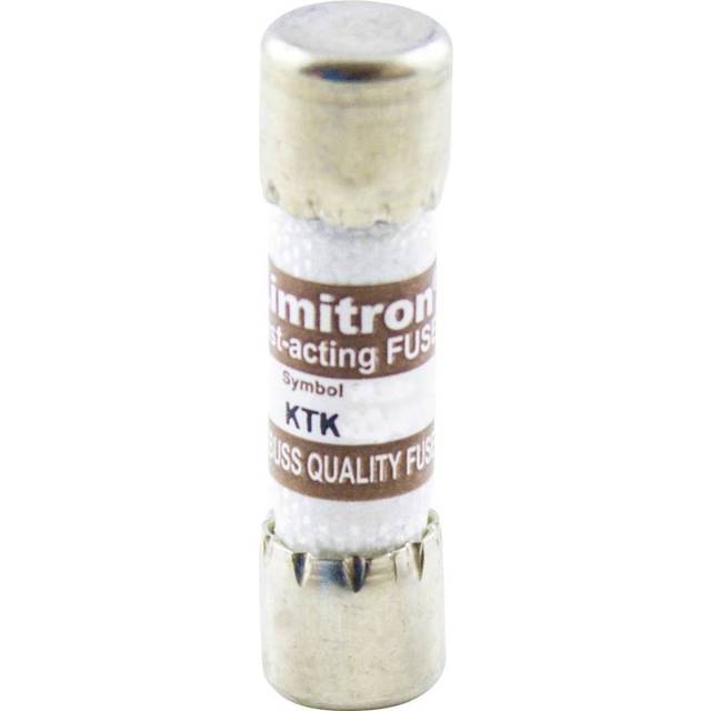 Bussmann by Eaton KTK 1 A Säkring (Ø x L) 10.3 mm x 38 mm 1 A 600 V Supersnabb -FF- Innehåll 1 st