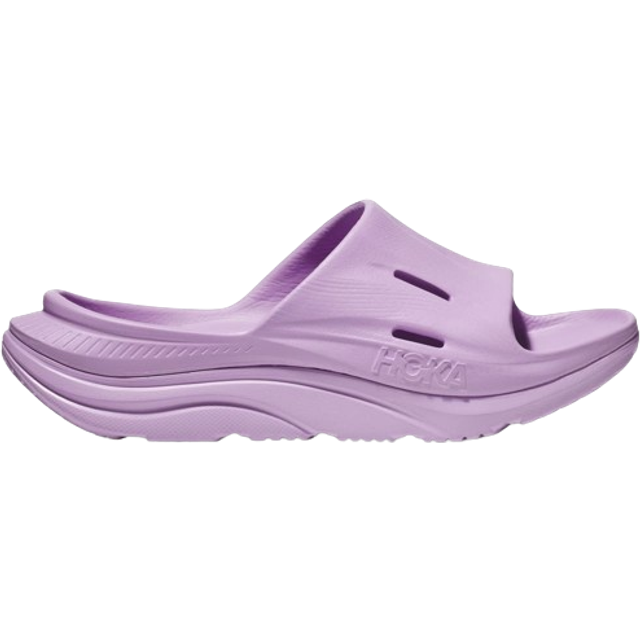 HOKA Ora Recovery Slide 3 in Violet Bloom/Violet Bloom, Size M8.5/ W9.5