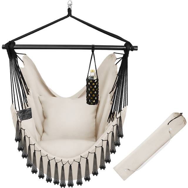 Malika Hanging Chair - Beige, none