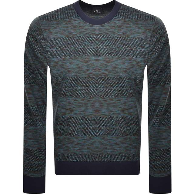 PS by Paul Smith Blue Jacquard Sweatshirt - 48 Blues - L