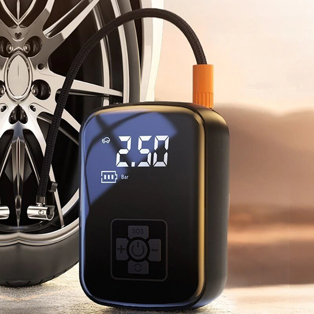 Wireless car air compressor electric tire inflator pump for motorcycle bicycle b