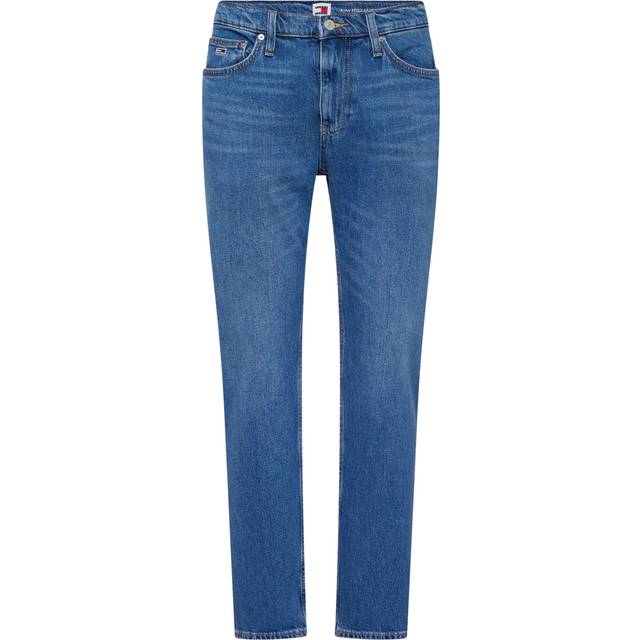 Tommy Jeans – Ryan – Raka jeans i regular fit och mellanljus tvätt-Blå
