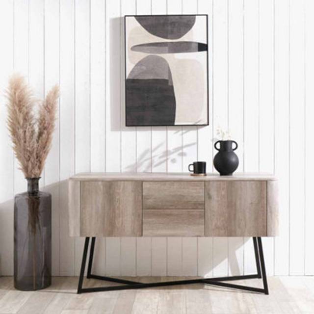 Ukiah Sideboard, Metal - Grey