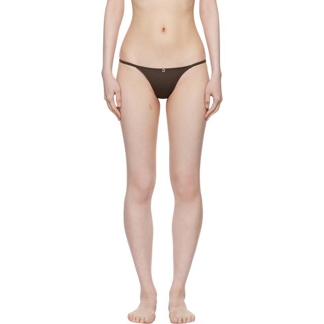Paloma Wool Brown Bottoni Bikini Bottoms - 323 Brown - L