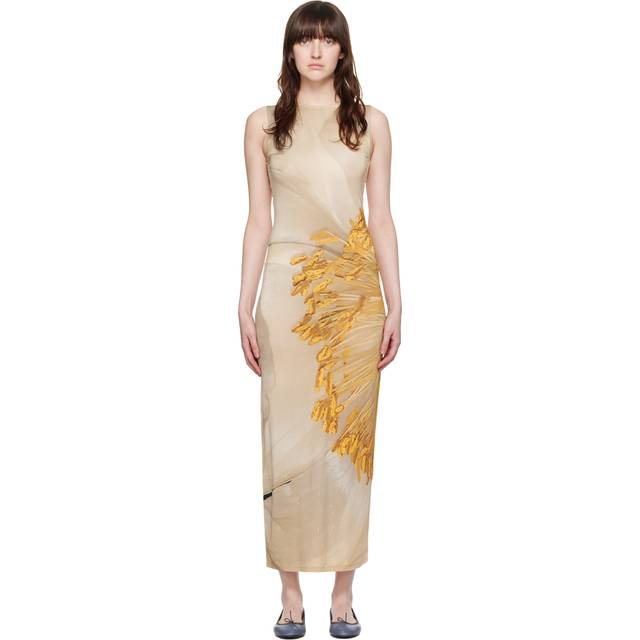 Paloma Wool Beige Fortunata Maxi Dress - 620 Ecru - L