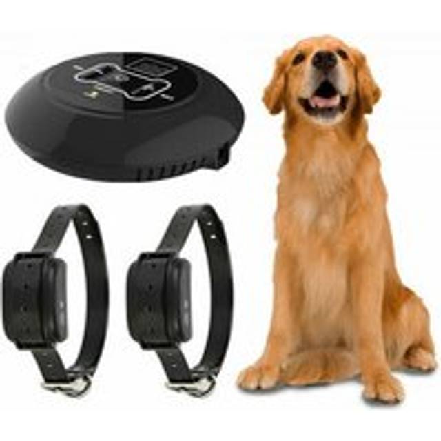 Rose - Wireless Electric Dog Fence Pet Control System, 0-100 Adjustable Waterproof Rechargeable Collar Receiver