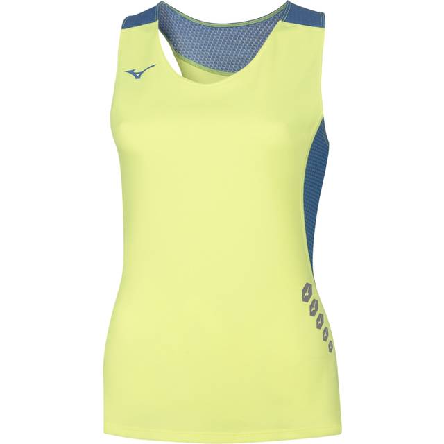 Premium sleeveless women's T-shirt Mizuno JPN - Bleu