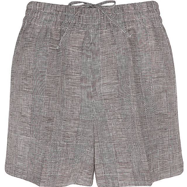 Kam Short - Brown Plaid L