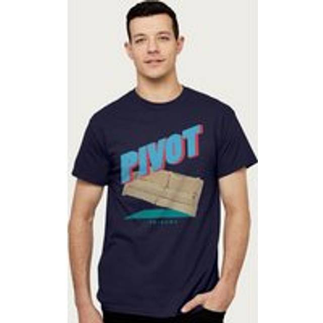 Friends Men Sofa Pivot Quote T-Shirt in Navy | Size: Small