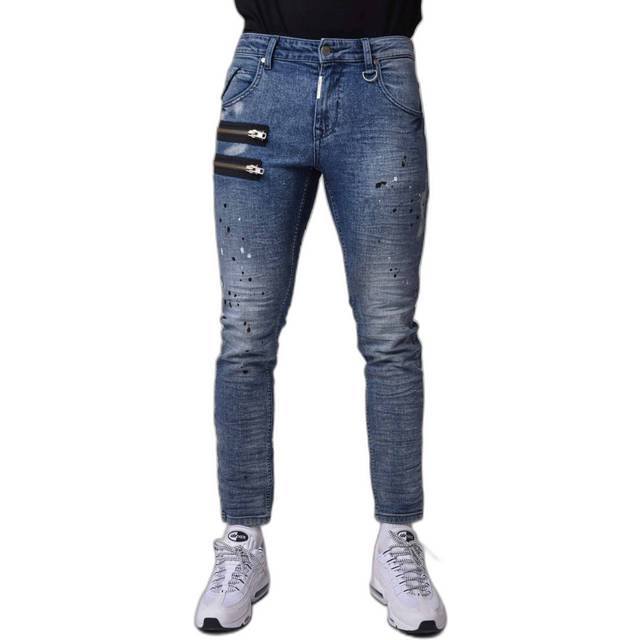 Jeans washed out skinny Project X Paris - Bleu - 28