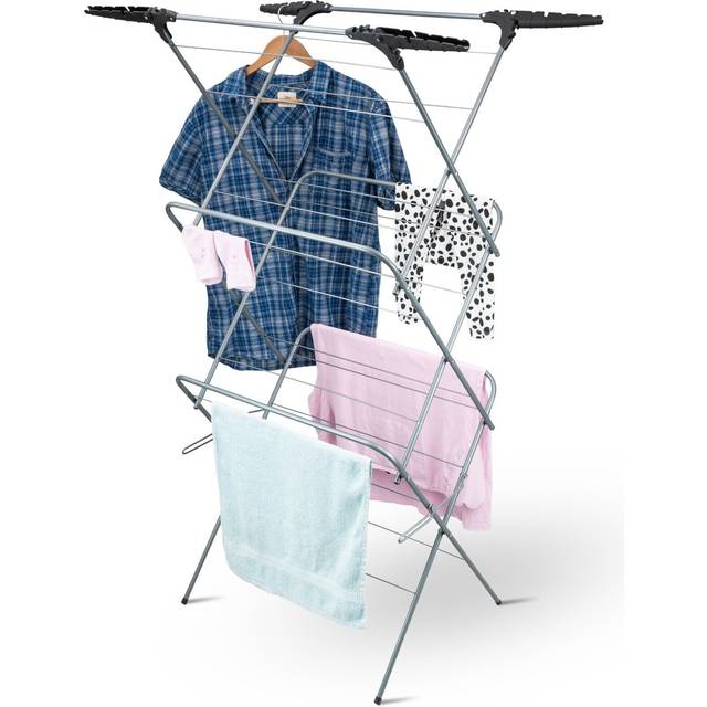 Indoor Clothes Airer Horse Maiden Dryer Stand Drying Rack 3 Tier 20M