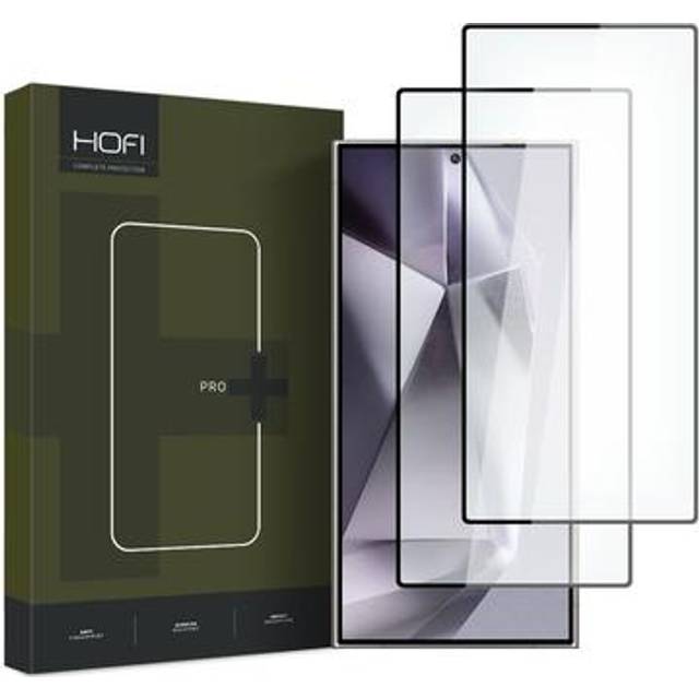 Samsung Galaxy S24 Ultra Hofi Premium Pro+ Härdat Glas Skärmskydd - 9H - 2 St. - Svart Kant