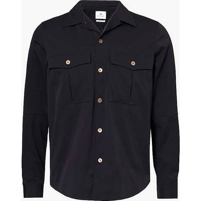 PS PAUL SMITH Seersucker Overshirt - Black