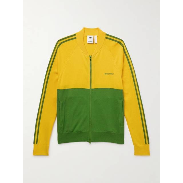 adidas Originals - Wales Bonner Crochet-Trimmed Cotton Track Jacket - Men - Yellow - L