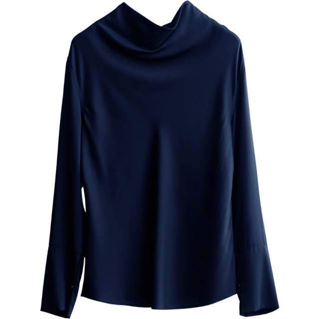 Ahlvar Gallery, Blusar & Skjortor , Dam, S, Ayumi silkesblus - blue (S)