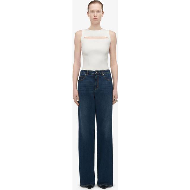 Jeans ALEXANDER MCQUEEN Woman color Denim - 25