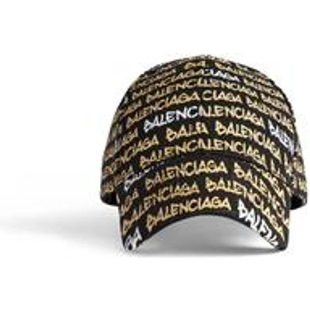 Balenciaga Funky Font Cap - Black - Unisex - - Cotton