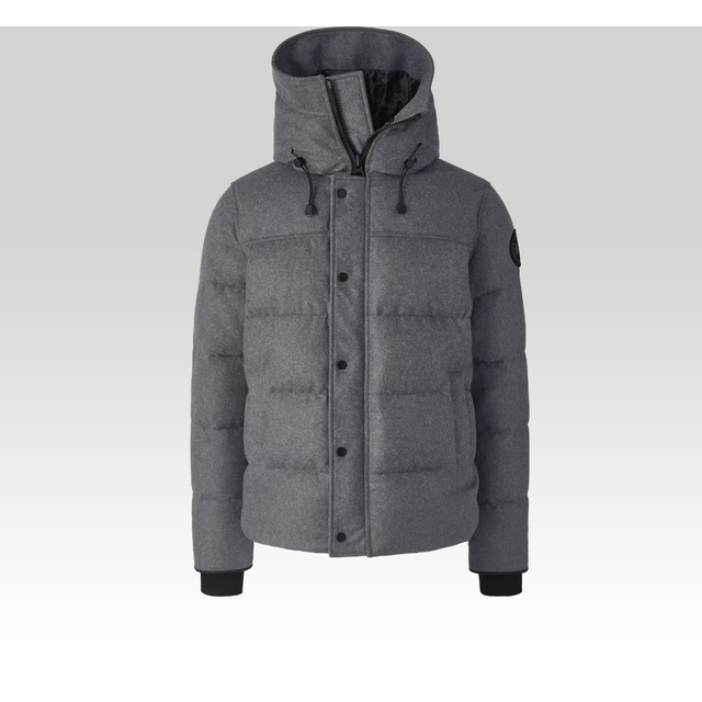 Parka en laine mélangée - Gris - L