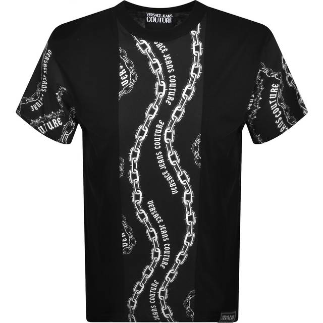 Versace Jeans Couture Chain T Shirt Black