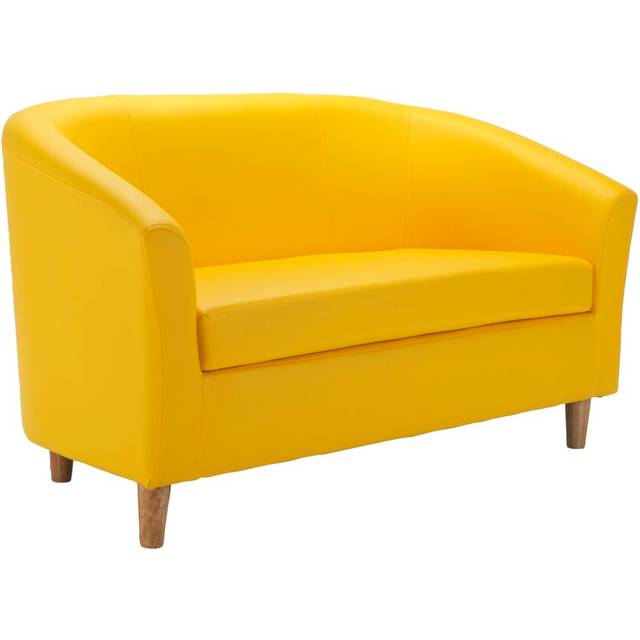 Tub 2 Seater Loveseat - Black (74.5cm H X 124cm W X 68cm D)