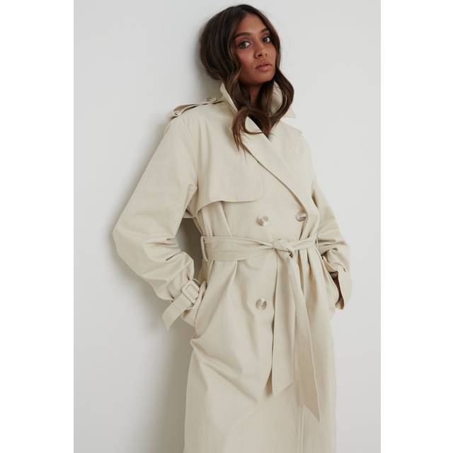 River Oversized Trench - Stone, M