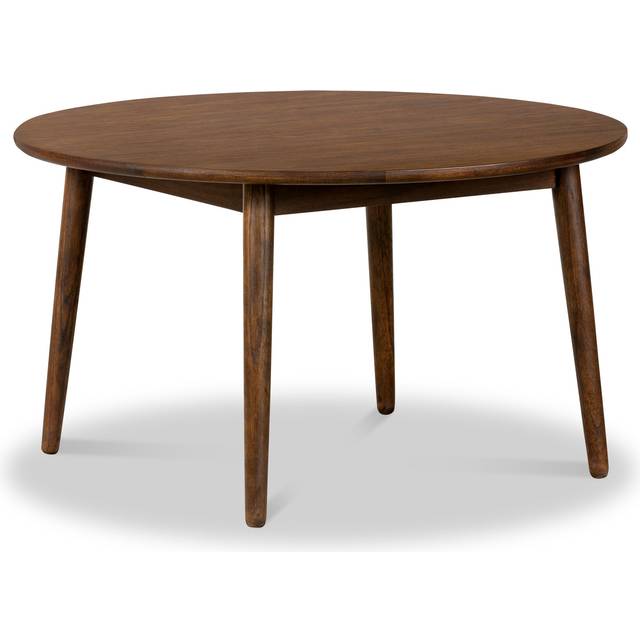 Oskar Walnut Stain Round Coffee Table for Living Room | Roseland