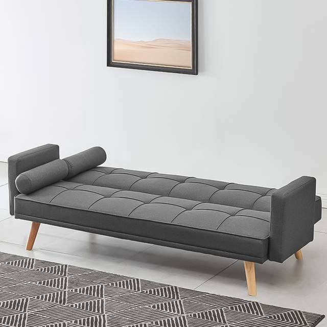 Home Detail Sarnia Small Double Sleeper Charcoal Sofa Bed - Grey