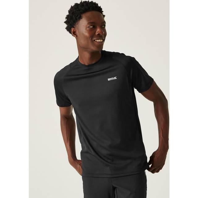 Regatta Mens Virda IV Quick Tech Drying Short Sleeve T Shirt L - Chest 41-42' (104-106.5cm)