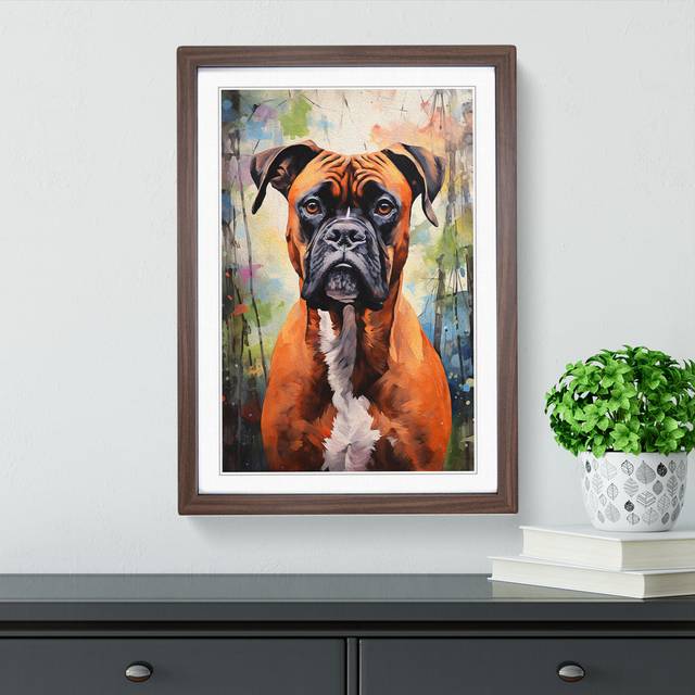 XYZ-FRM-V1223-2194 Print - Walnut Framed (46cm H x 34cm W x 2cm D)