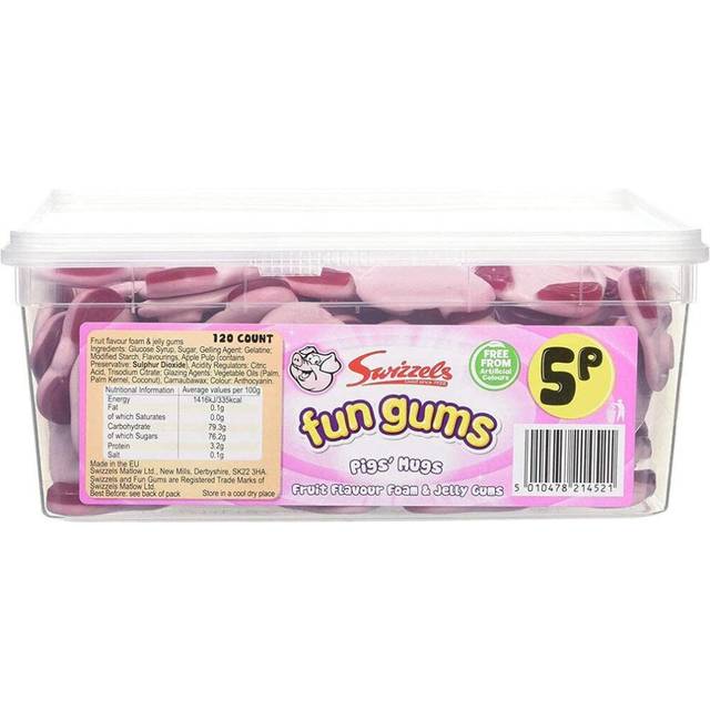 Swizzels Matlow Fun Gums Pig's Mugs x 120