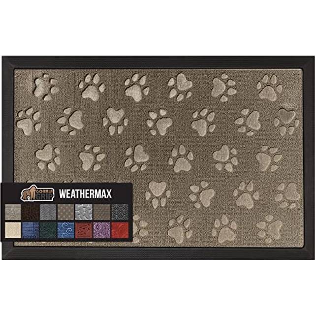 Gorilla Grip All-Season WeatherMax Doormat  23x35  Durable Natural Rub