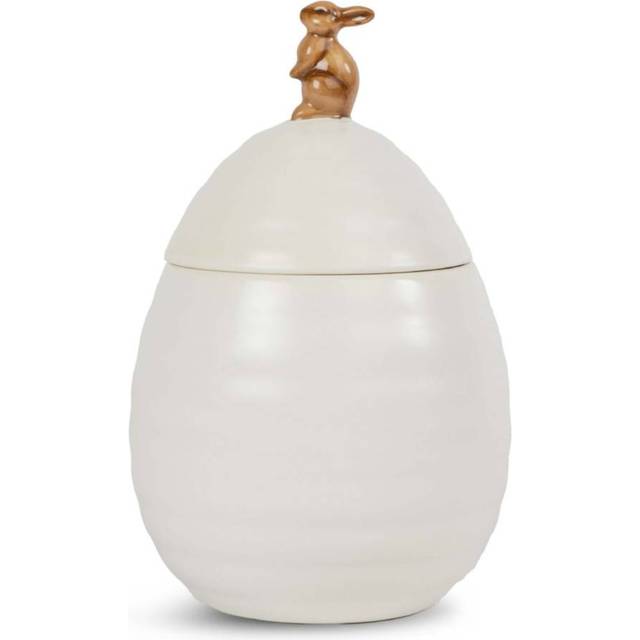 Ellen Harburk med lock Benvit