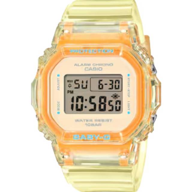 Casio Baby-G Transparent Orange Digital Watch BGD-565SJ-9ER